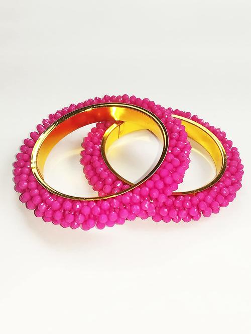 pink alloy bangle - 19663387 - Very Small Image - 1