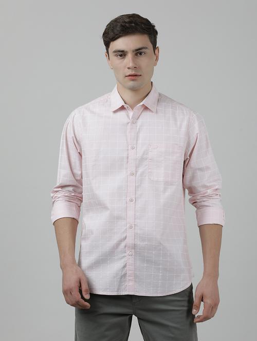 pink cotton casual shirt - 19663622 - Very Small Image - 1