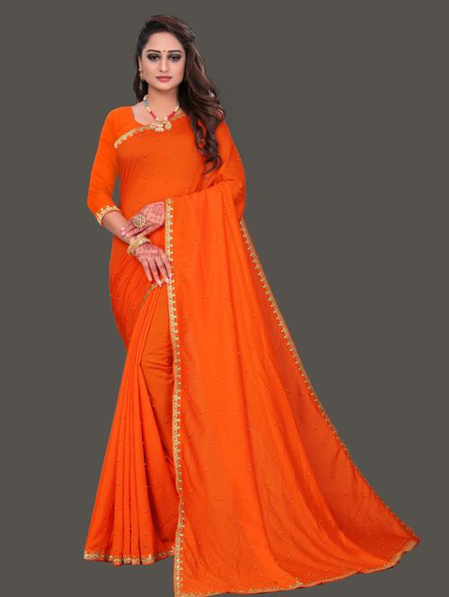 zari lace woven saree with blouse - 19663969 - Very Small Image - 1