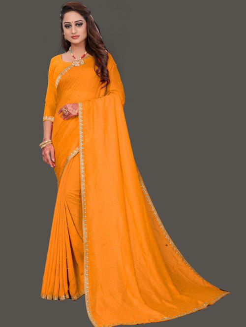 zari lace woven saree with blouse - 19663973 - Very Small Image - 1