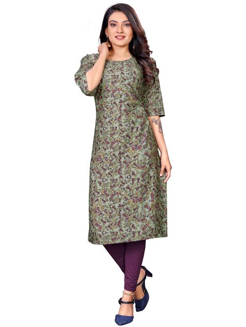 kalamkari straight kurta - 19664240 - Very Small Image - 1