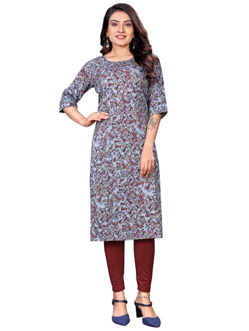 kalamkari straight kurta - 19664242 - Very Small Image - 1