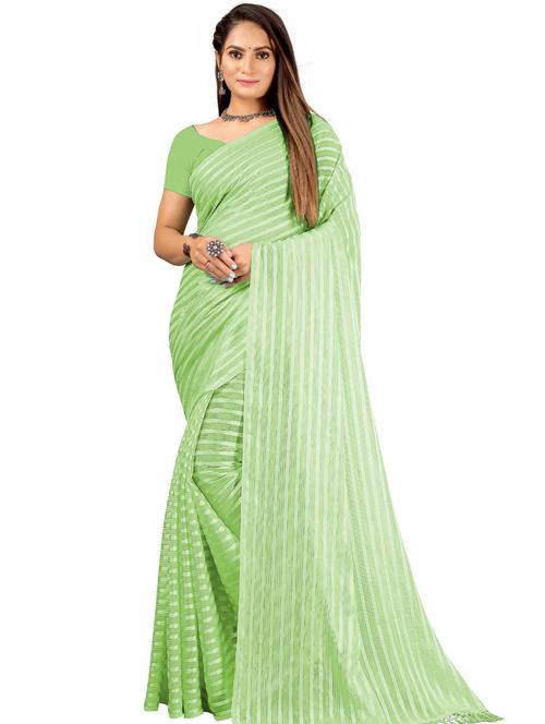 solid bordered saree - 19664409 - Very Small Image - 1