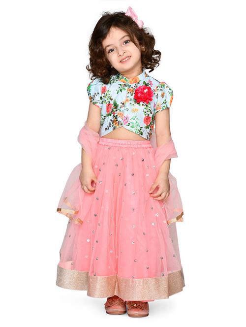 girls lehenga choli with dupatta - 19666232 - Very Small Image - 1