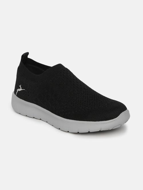 black fabric slip on casual shoes - 19666496 - Very Small Image - 1