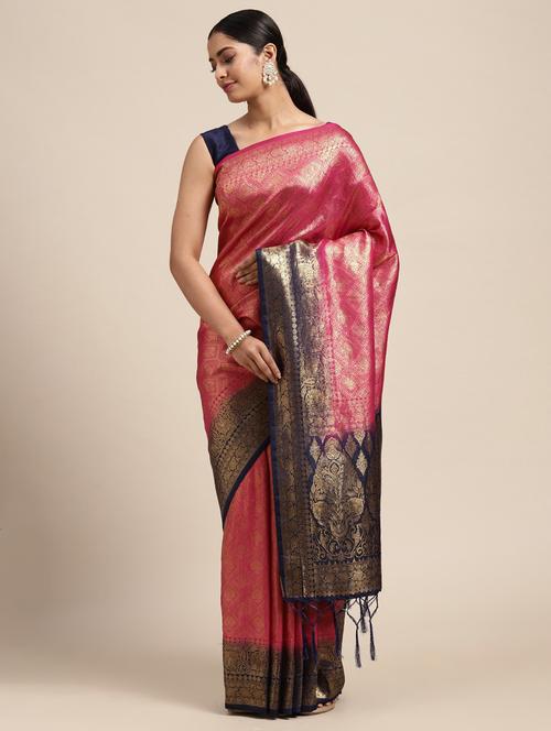 self designed woven saree - 19666571 - Very Small Image - 1