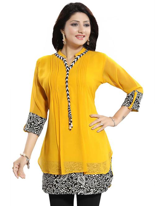 solids straight kurti - 19666664 - Very Small Image - 1
