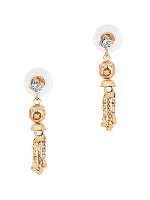 white brass studs earring - 19667185 - Very Small Image - 1