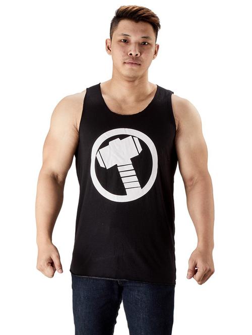 black pure cotton vest - 19667981 - Very Small Image - 1