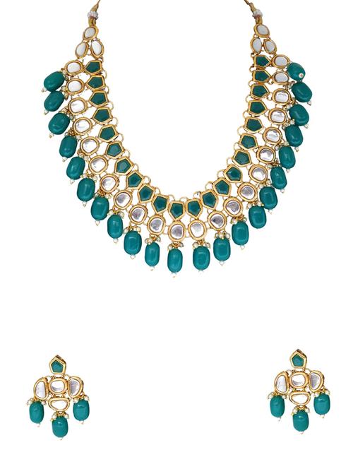 matushri art indian traditional necklace with earrings - 19668191 - Very Small Image - 1