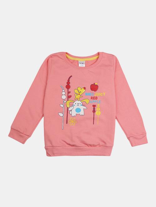 front print round neck sweatshirt - 19670636 - Very Small Image - 1