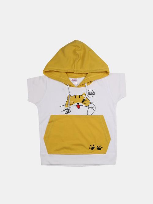 front print hood neck sweatshirt - 19670685 - Very Small Image - 1