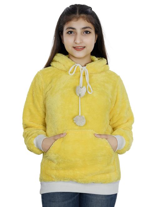 plain hood neck sweatshirt - 19671038 - Very Small Image - 1