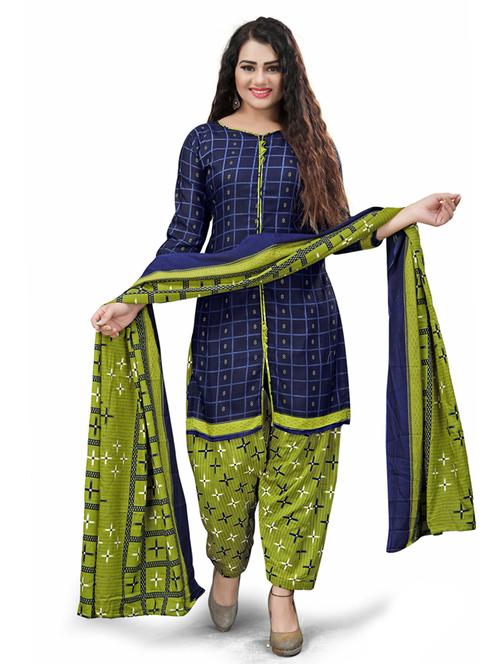 printed unstitched salwar suits - 19671605 - Very Small Image - 1