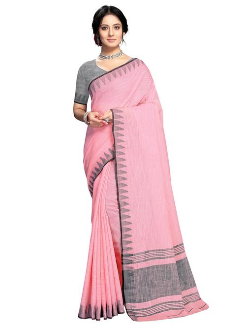 self design woven saree with blouse - 19671859 - Very Small Image - 1