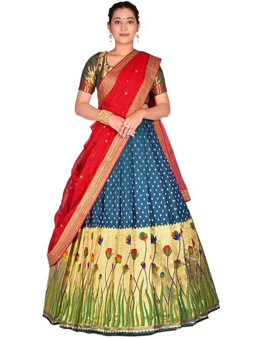 self designed zari work lehenga choli with dupatta - 19678983 - Very Small Image - 1