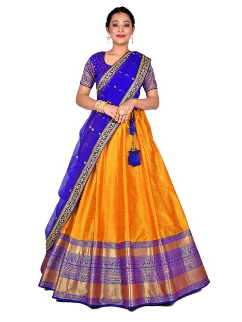 self designed woven lehenga choli with dupatta - 19679129 - Very Small Image - 1