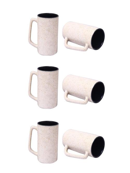 caffeine ceramic handmade check and matte milk mug (set of 6) - 19681999 - Very Small Image - 1
