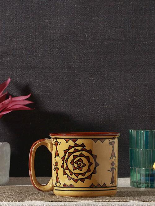 caffeine ceramic handmade mustard romani maggie mug (set of 6) - 19682040 - Very Small Image - 1