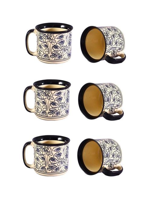caffeine ceramic handmade black perru maggie mug (set of 6) - 19682044 - Very Small Image - 1