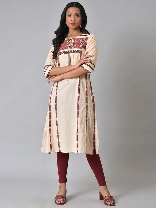 women's straight kurta - 19684562 - Very Small Image - 1