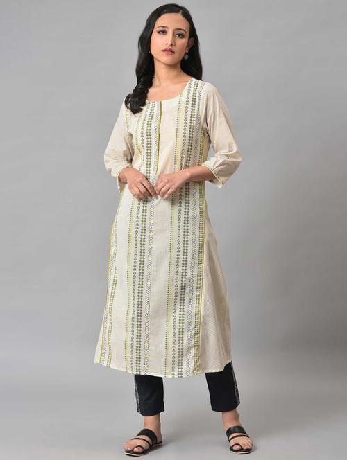 women's a-line kurta - 19684570 - Very Small Image - 1
