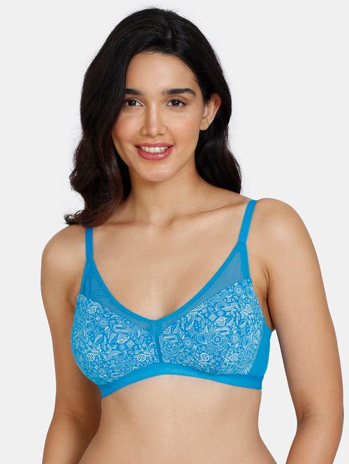 blue cotton tshirt bra - 19685690 - Very Small Image - 1