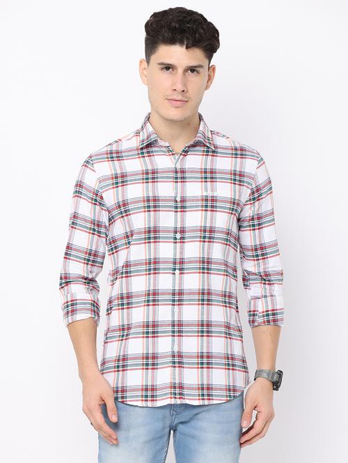 mens checks casual shirt - 19689470 - Very Small Image - 1