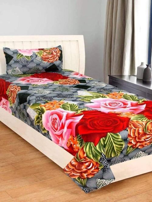 shakrin polycotton printed bedsheet set - 19689655 - Very Small Image - 1