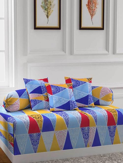 glace cotton diwan set of 8 pcs - 19689796 - Very Small Image - 1