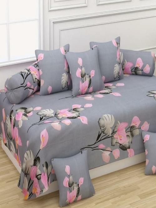 glace cotton diwan set of 8 pcs - 19689805 - Very Small Image - 1