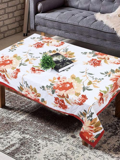 texstylehome cotton multicolor 4 seater 40x60 inch rectangular jaipuri center table cover - 19690255 - Very Small Image - 1