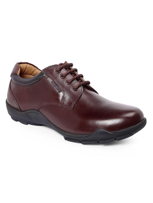 tan leather lace up shoes - 19690270 - Very Small Image - 1