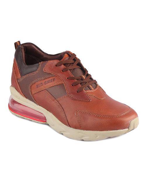tan leather lace up shoes - 19690285 - Very Small Image - 1