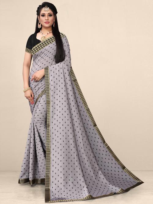 printed woven saree - 19690546 - Very Small Image - 1