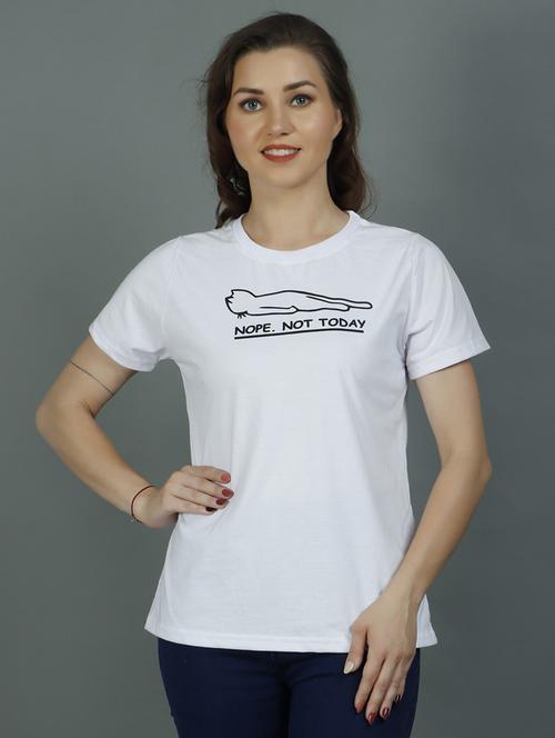 white cotton regular tshirt - 19690757 - Very Small Image - 1