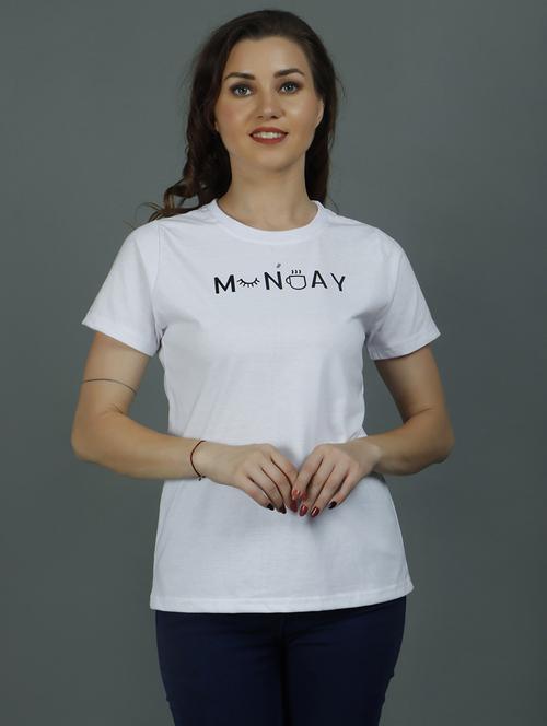 white cotton regular tshirt - 19690767 - Very Small Image - 1