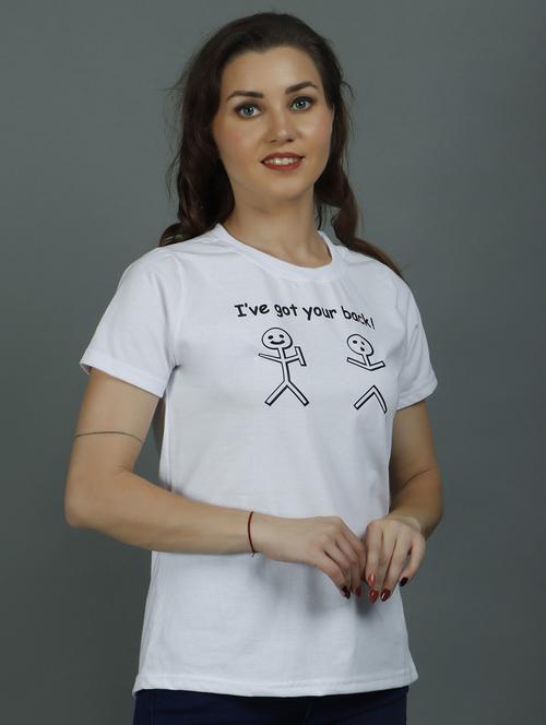 white cotton regular tshirt - 19690768 - Very Small Image - 1
