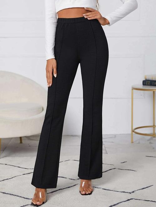 women solid bootcut trouser - 19691117 - Very Small Image - 1