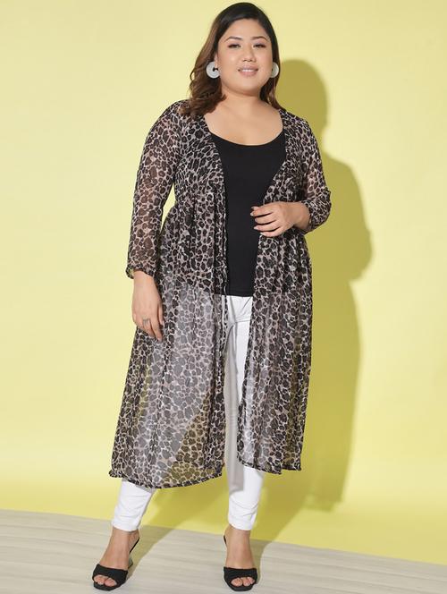 animal print plus. shrug - 19691124 - Very Small Image - 1
