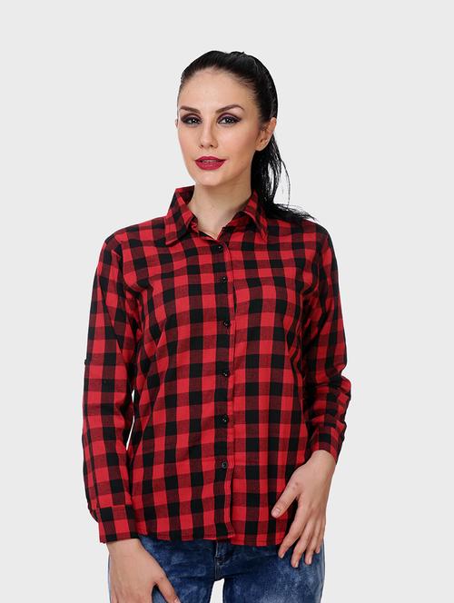 checkered regular shirt - 19691174 - Very Small Image - 1