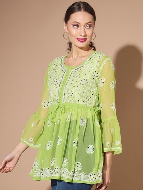chikankari regular top - 19691205 - Very Small Image - 1