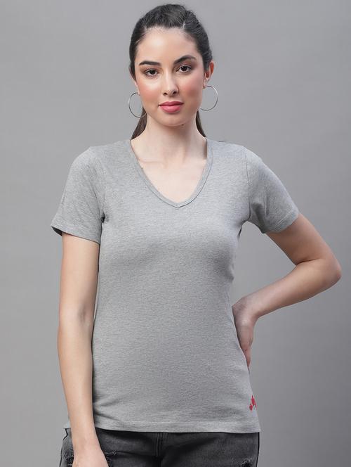 women's all over print v neck t-shirt - 19691634 - Very Small Image - 1