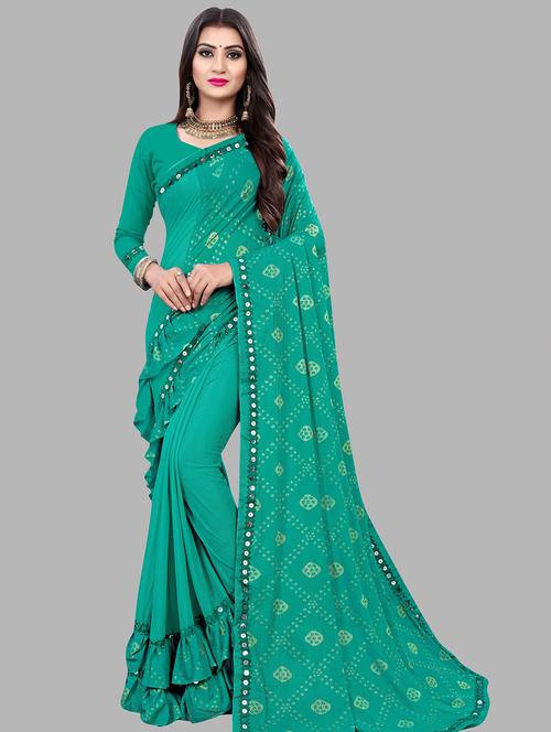 solid with borders woven saree - 19692327 - Very Small Image - 1