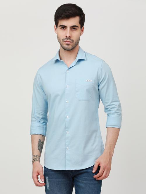 mens solid casual shirt - 19693317 - Very Small Image - 1