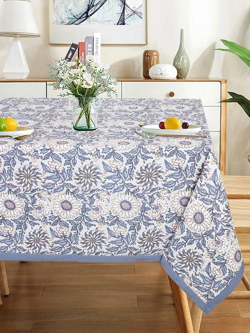 texstylers multicolor cotton printed 4 seater sqaure center table cloth(48" x 48") - 19693604 - Very Small Image - 1