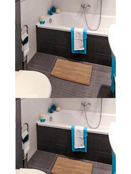 shakrin cotton bath mat (57 x 37) cm (pack of 2 ) - 19693817 - Very Small Image - 1