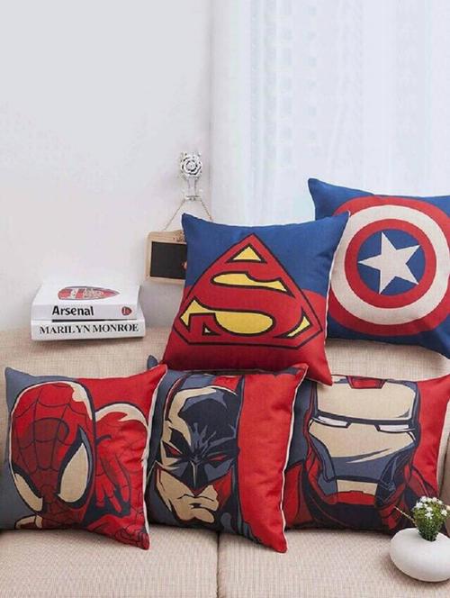 jute cushions covers set of 5 pieces - 19693901 - Very Small Image - 1