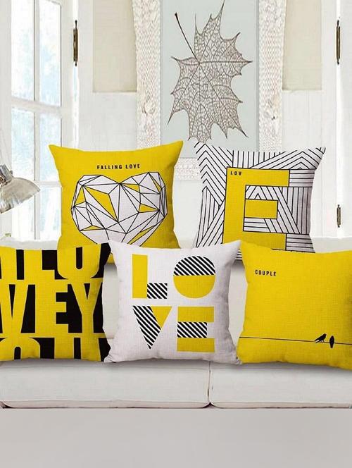 jute cushions covers set of 5 pieces - 19693914 - Very Small Image - 1