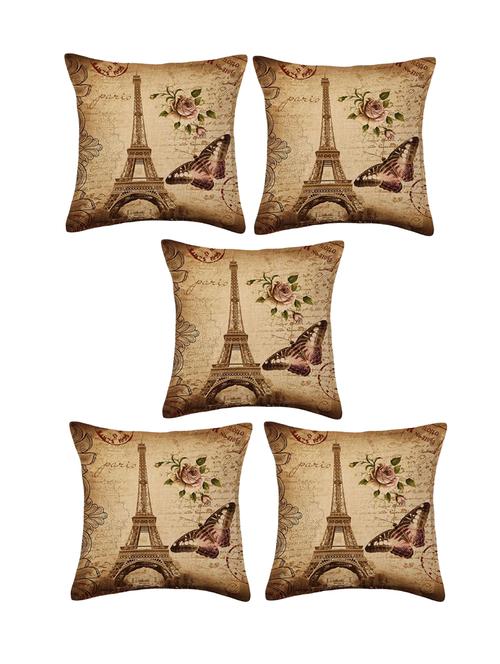 jute cushions covers set of 5 pieces - 19693916 - Very Small Image - 1